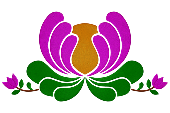 A Beautiful Flower Embroidery Design for Gifts that Speak from the Heart
