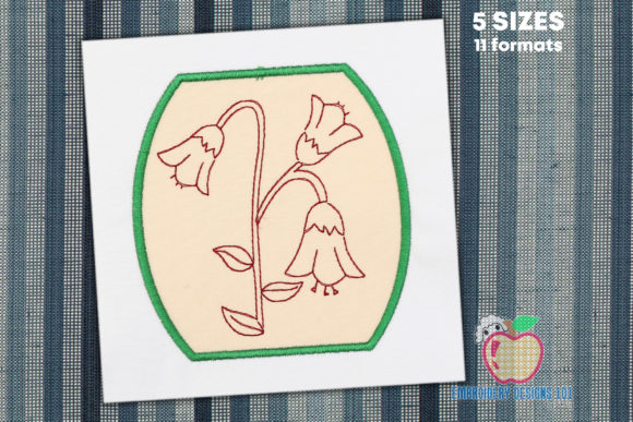 A Bold, Colorful Hibiscus Applique Design for Your Booth