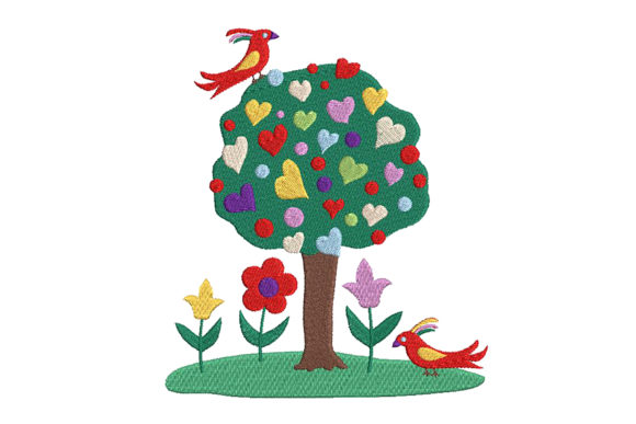 A Child's Vision: Trees, Flowers, Birds & Business