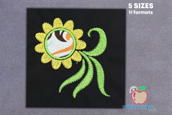 A Designer's Review of Sun Flower Applique for Personalized Gifts