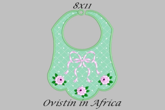 A Large, Sweet Bib Design for Holiday Baby Gifts