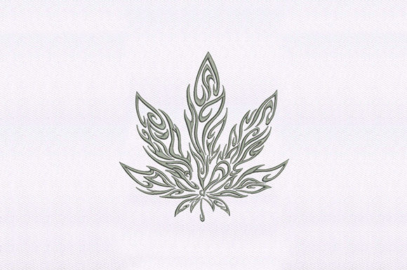 A Practical Review of the Marijuana Leaf Embroidery Design