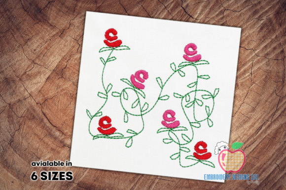 A Seller's Look at Delicate Roses Flowers Quick Stitch