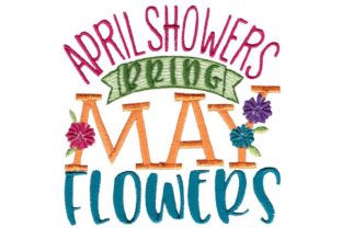 A Spring Embroidery Design Review: April Showers Bring May Flowers