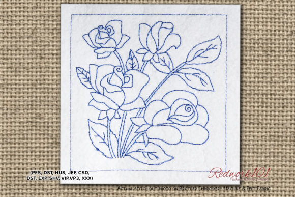 A Timeless Rose Design for Handmade Gifts