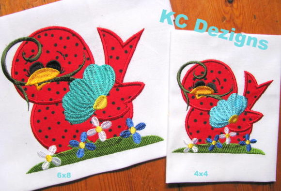 A Warm Review of Bird with Summer Flowers 01 Embroidery