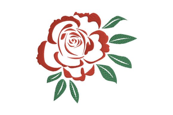 A Warm Review of the Red Rose Silhouette Embroidery Design