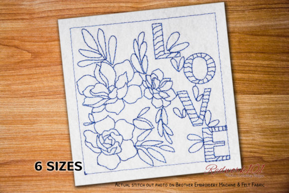 An Embroidery Seller's Review of Love with Flowers Design