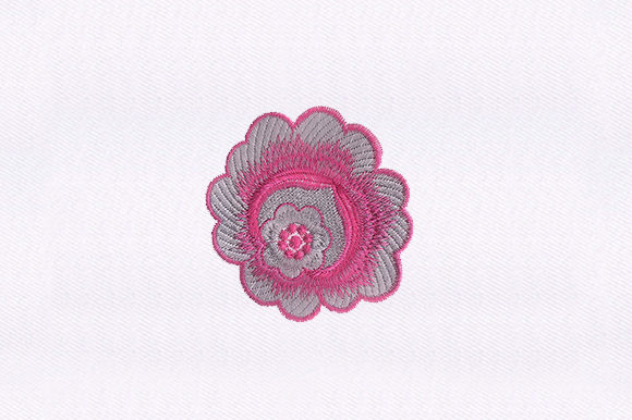 Delicate Pink Flower Embroidery Design Review