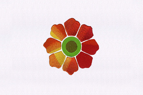 Evaluating Gradient Flower for Small Business Embroidery Projects