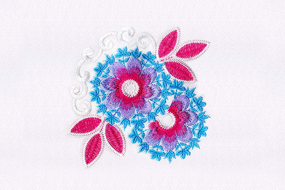 Evaluating the Pink Purple Flowers Design for Business Merchandise