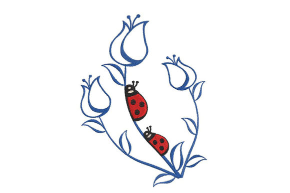 Ladibugs: A Minimalist Embroidery Design for Craft Fair Success