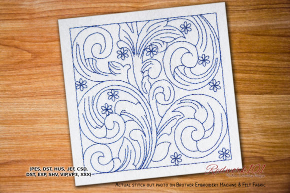 Leaves Abstracts Design Redwork: A Seasonal Palette Review