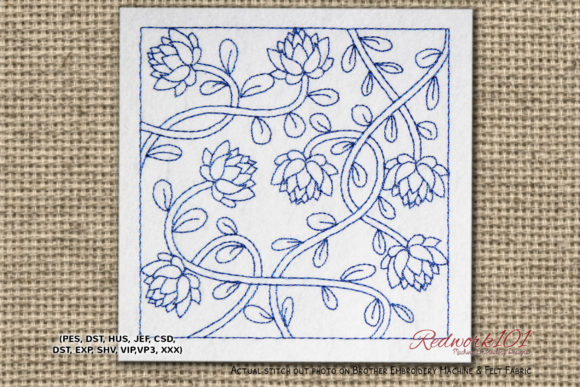 Lotus Branch Lineart: A Review for Gift Embroidery