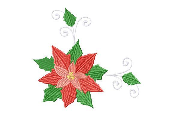 Poinsettia Ornament: A Designer's Holiday Embroidery Review
