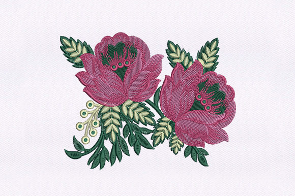 Pretty Pink Flowers: A Seasonal Embroidery Design Review