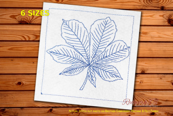 Reviewing the Buckeye Leaf Embroidery Design