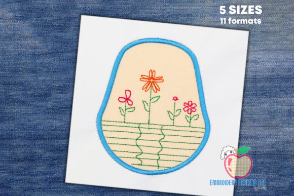 Sky Flowers in a Box: An Appliqué Design Review