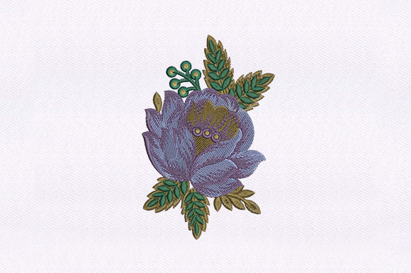 The Precious Purple Flower Embroidery Design Review