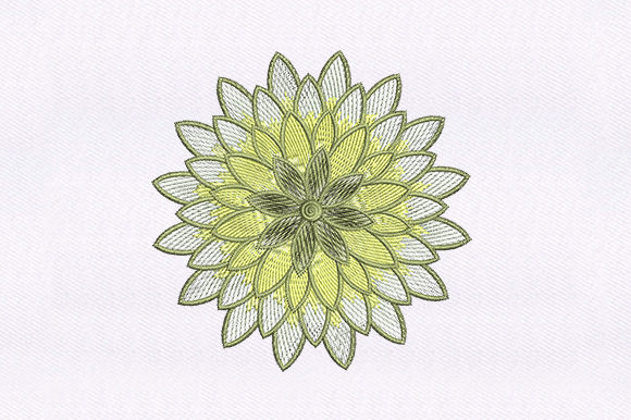 Yellow White Flower Design for Seasonal & Holiday Products